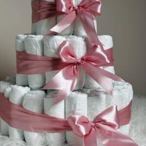 Luiertaart - roze
