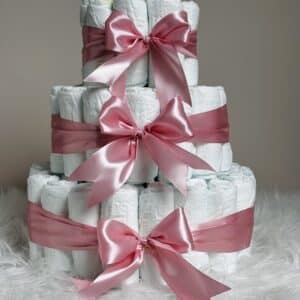 Luiertaart - roze