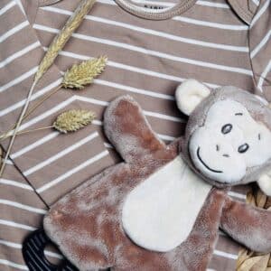 Luiertaart met knisperknuffel - Aap