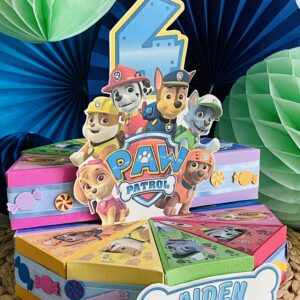 Traktatie taart - Paw Patrol blauw