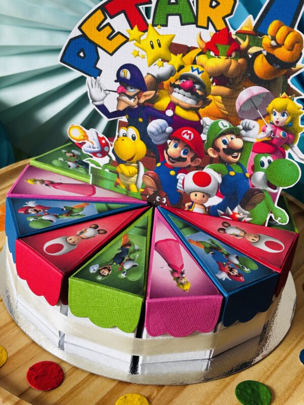 Traktatie taart Super Mario