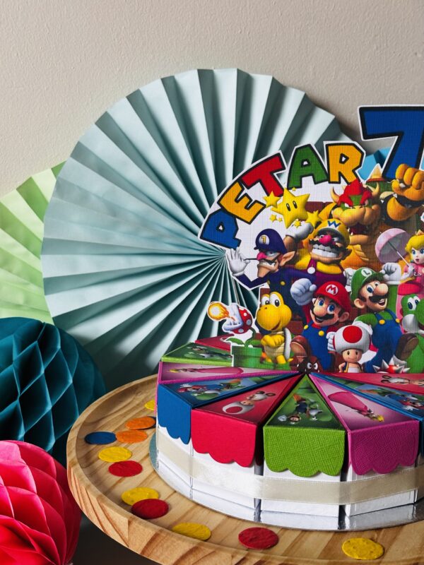 Traktatie taart Super Mario