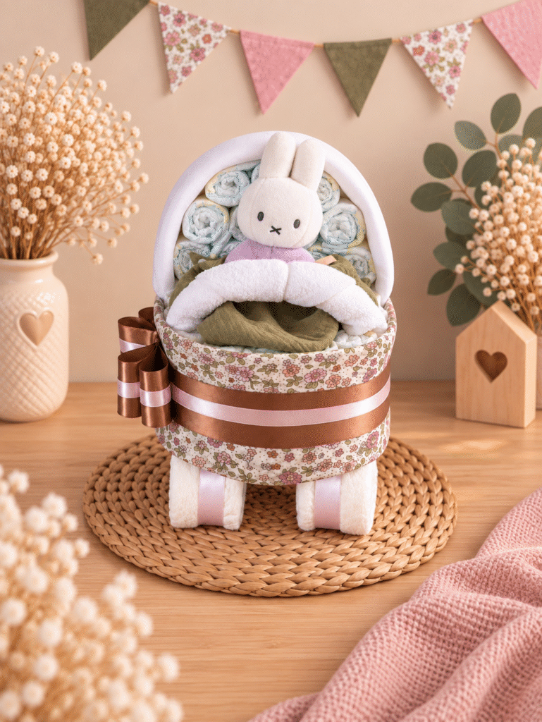 luiertaart nijntje vintage garden pampers luiers
